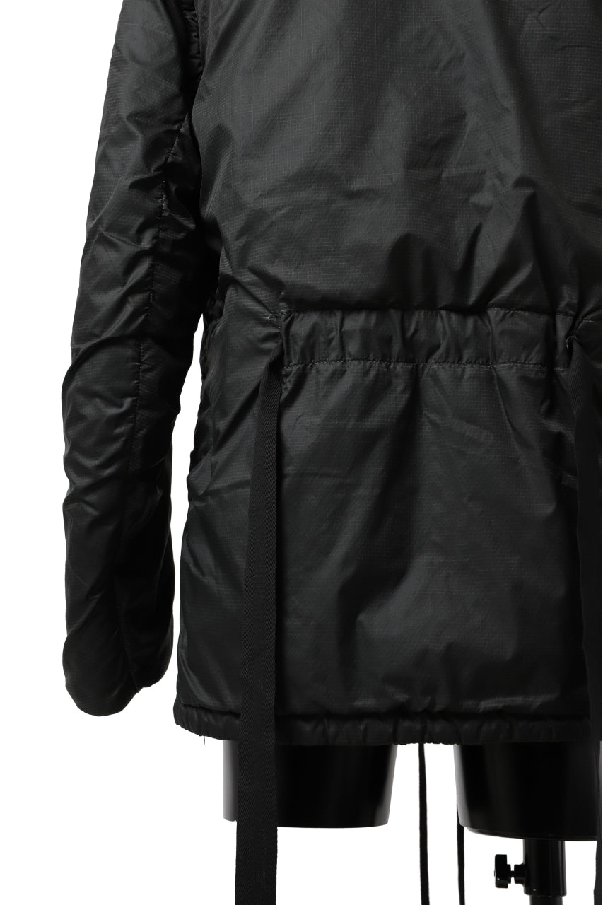 画像をギャラリービューアに読み込む, masnada REVERSIBLE 8WAY PADDED JACKET / RIPSTOP + RECYCLED WADDING (BLACK/LEGION)