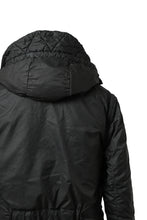 画像をギャラリービューアに読み込む, masnada REVERSIBLE 8WAY PADDED JACKET / RIPSTOP + RECYCLED WADDING (BLACK/LEGION)
