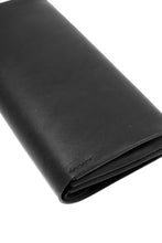 Load image into Gallery viewer, ISAMU KATAYAMA BACKLASH LONG FOLD WALLET / GUIDI OILED CALF (BLACK)