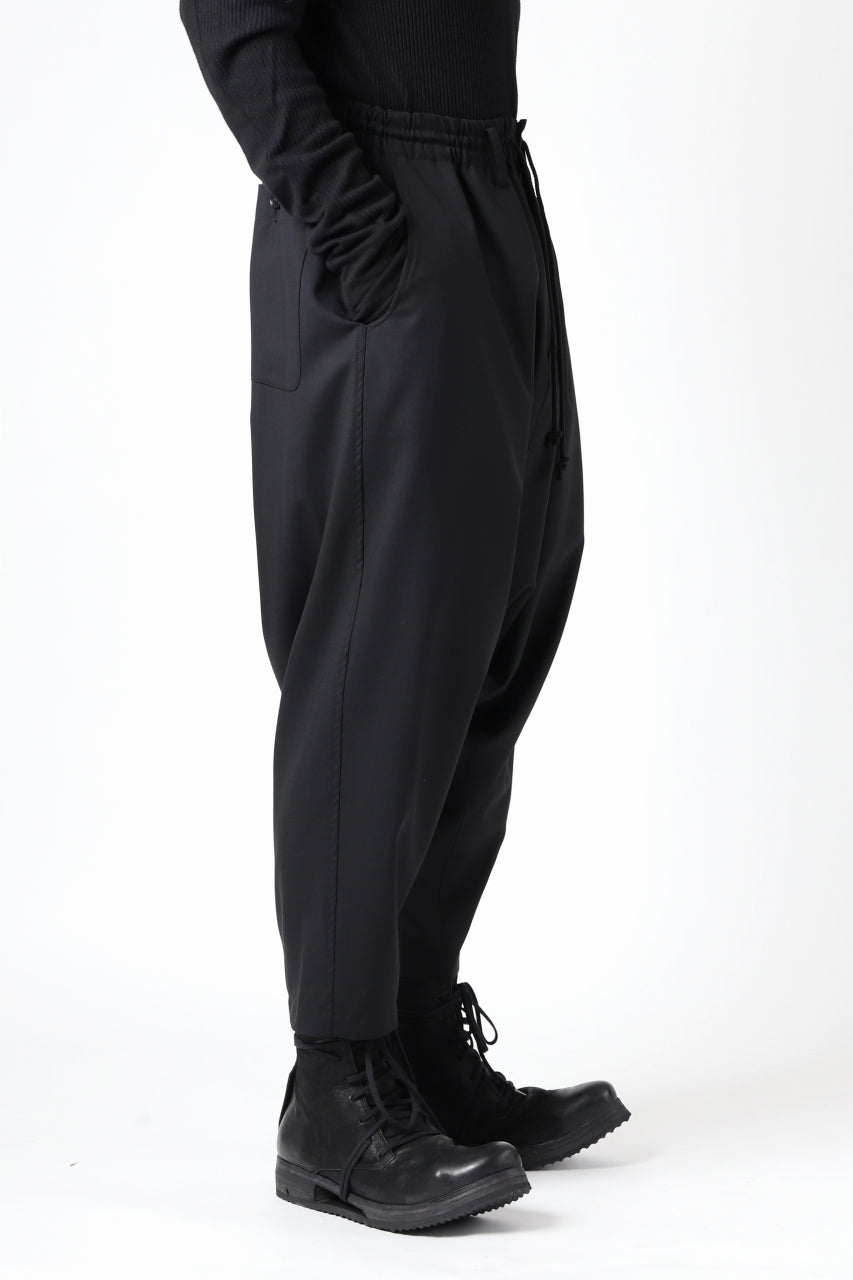 画像をギャラリービューアに読み込む, Y&#39;s BANG ON! No.9 SAROUEL WOOL TROPICAL PANTS (BLACK)