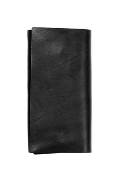Load image into Gallery viewer, ISAMU KATAYAMA BACKLASH LONG FOLD WALLET / GUIDI OILED CALF (BLACK)