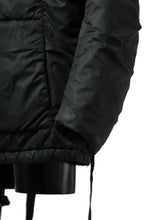 画像をギャラリービューアに読み込む, masnada REVERSIBLE 8WAY PADDED JACKET / RIPSTOP + RECYCLED WADDING (BLACK/LEGION)