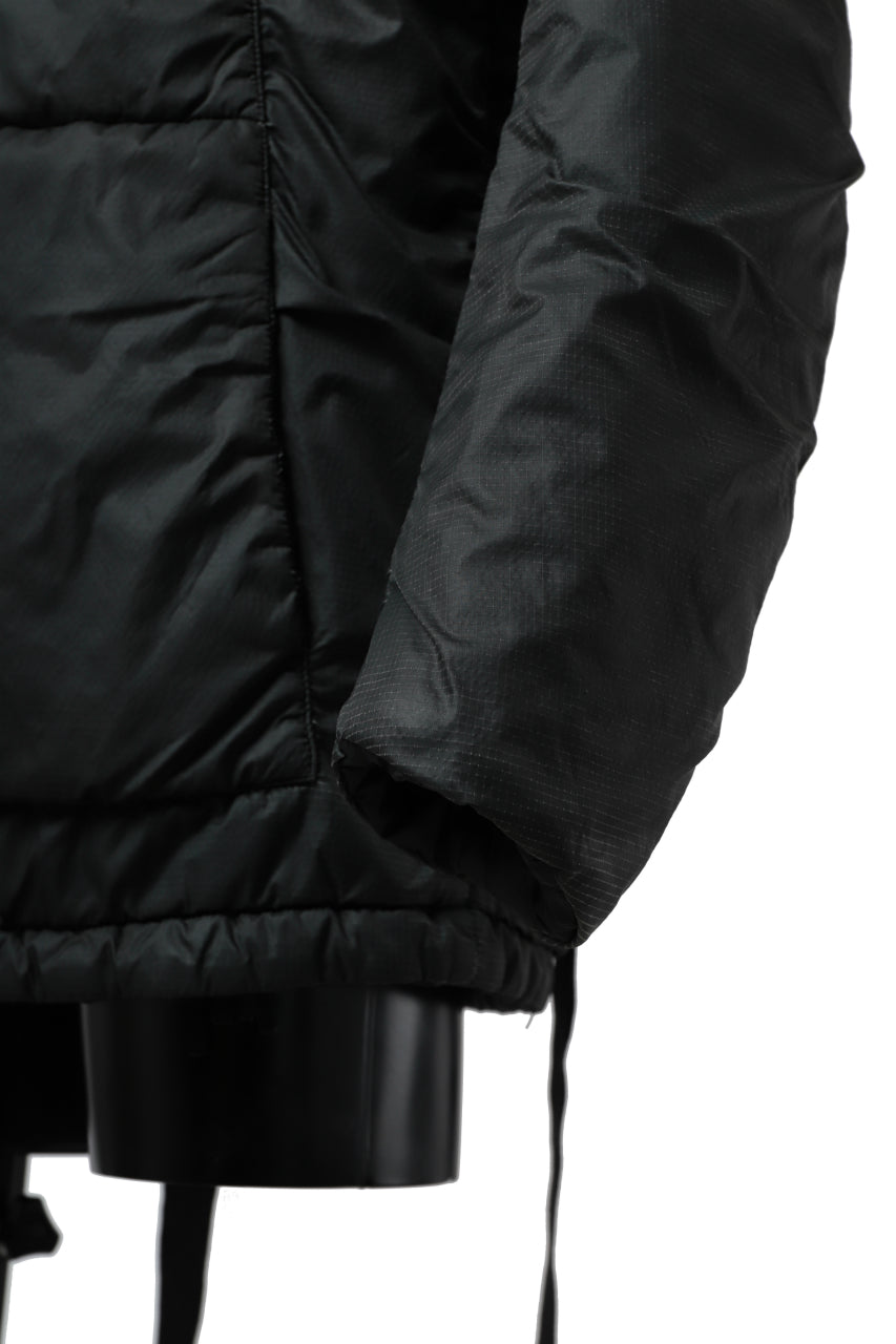 画像をギャラリービューアに読み込む, masnada REVERSIBLE 8WAY PADDED JACKET / RIPSTOP + RECYCLED WADDING (BLACK/LEGION)