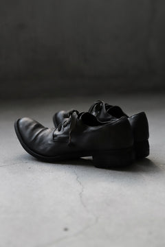 画像をギャラリービューアに読み込む, A DICIANNOVEVENTITRE A1923 DERBY SHOES 033N / HORSE FIORE OILED LEATHER (NERO)