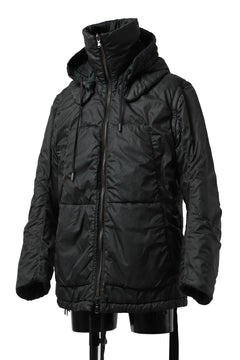 画像をギャラリービューアに読み込む, masnada REVERSIBLE 8WAY PADDED JACKET / RIPSTOP + RECYCLED WADDING (BLACK/LEGION)