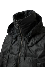 画像をギャラリービューアに読み込む, masnada REVERSIBLE 8WAY PADDED JACKET / RIPSTOP + RECYCLED WADDING (BLACK/LEGION)