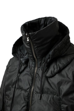 画像をギャラリービューアに読み込む, masnada REVERSIBLE 8WAY PADDED JACKET / RIPSTOP + RECYCLED WADDING (BLACK/LEGION)
