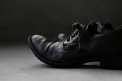 画像をギャラリービューアに読み込む, A DICIANNOVEVENTITRE A1923 DERBY SHOES 033N / HORSE FIORE OILED LEATHER (NERO)