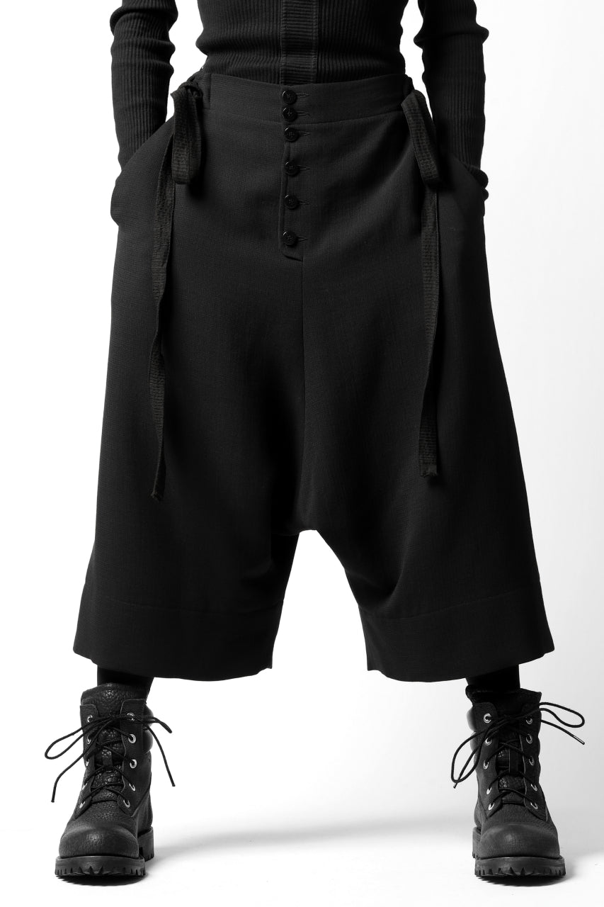 画像をギャラリービューアに読み込む, SOSNOVSKA exclusive VOLUME WOOLEN WIDE PANTS (BLACK)