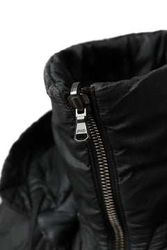 画像をギャラリービューアに読み込む, masnada REVERSIBLE 8WAY PADDED JACKET / RIPSTOP + RECYCLED WADDING (BLACK/LEGION)