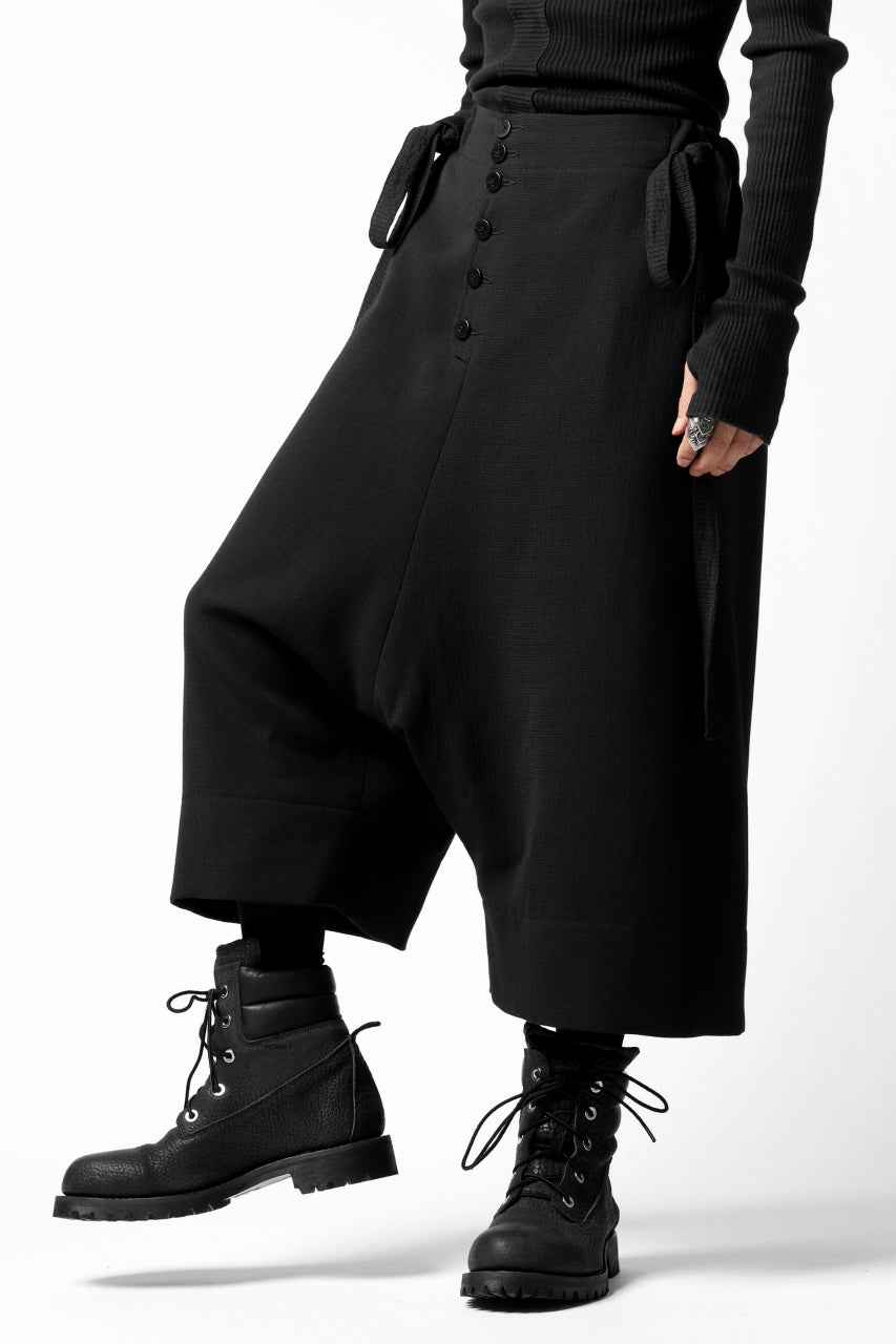 画像をギャラリービューアに読み込む, SOSNOVSKA exclusive VOLUME WOOLEN WIDE PANTS (BLACK)