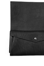 Load image into Gallery viewer, ISAMU KATAYAMA BACKLASH LONG FOLD WALLET / GUIDI OILED CALF (BLACK)