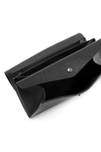 Load image into Gallery viewer, ISAMU KATAYAMA BACKLASH LONG FOLD WALLET / GUIDI OILED CALF (BLACK)