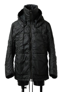 画像をギャラリービューアに読み込む, masnada REVERSIBLE 8WAY PADDED JACKET / RIPSTOP + RECYCLED WADDING (BLACK/LEGION)
