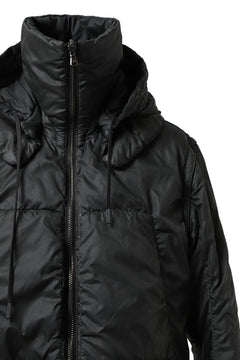 画像をギャラリービューアに読み込む, masnada REVERSIBLE 8WAY PADDED JACKET / RIPSTOP + RECYCLED WADDING (BLACK/LEGION)