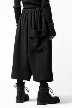 画像をギャラリービューアに読み込む, SOSNOVSKA exclusive VOLUME WOOLEN WIDE PANTS (BLACK)