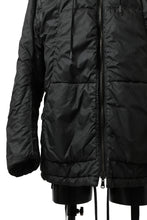 画像をギャラリービューアに読み込む, masnada REVERSIBLE 8WAY PADDED JACKET / RIPSTOP + RECYCLED WADDING (BLACK/LEGION)