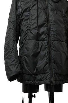 画像をギャラリービューアに読み込む, masnada REVERSIBLE 8WAY PADDED JACKET / RIPSTOP + RECYCLED WADDING (BLACK/LEGION)