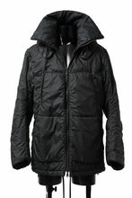 画像をギャラリービューアに読み込む, masnada REVERSIBLE 8WAY PADDED JACKET / RIPSTOP + RECYCLED WADDING (BLACK/LEGION)