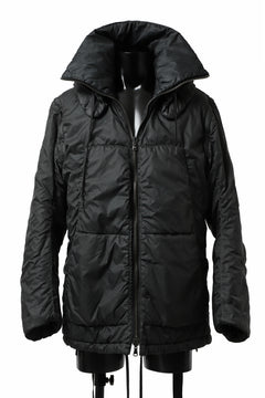 画像をギャラリービューアに読み込む, masnada REVERSIBLE 8WAY PADDED JACKET / RIPSTOP + RECYCLED WADDING (BLACK/LEGION)