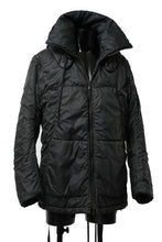 画像をギャラリービューアに読み込む, masnada REVERSIBLE 8WAY PADDED JACKET / RIPSTOP + RECYCLED WADDING (BLACK/LEGION)