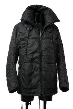画像をギャラリービューアに読み込む, masnada REVERSIBLE 8WAY PADDED JACKET / RIPSTOP + RECYCLED WADDING (BLACK/LEGION)