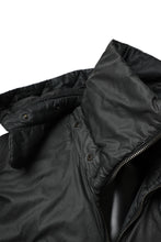 画像をギャラリービューアに読み込む, masnada REVERSIBLE 8WAY PADDED JACKET / RIPSTOP + RECYCLED WADDING (BLACK/LEGION)