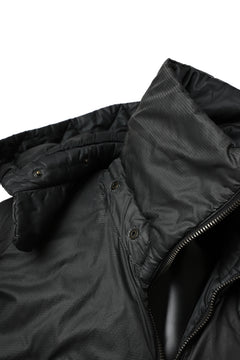 画像をギャラリービューアに読み込む, masnada REVERSIBLE 8WAY PADDED JACKET / RIPSTOP + RECYCLED WADDING (BLACK/LEGION)