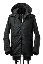 画像をギャラリービューアに読み込む, masnada REVERSIBLE 8WAY PADDED JACKET / RIPSTOP + RECYCLED WADDING (BLACK/LEGION)