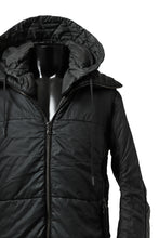 画像をギャラリービューアに読み込む, masnada REVERSIBLE 8WAY PADDED JACKET / RIPSTOP + RECYCLED WADDING (BLACK/LEGION)