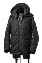 画像をギャラリービューアに読み込む, masnada REVERSIBLE 8WAY PADDED JACKET / RIPSTOP + RECYCLED WADDING (BLACK/LEGION)