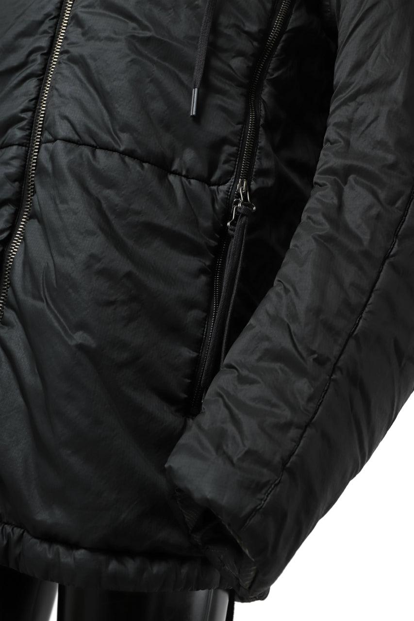 画像をギャラリービューアに読み込む, masnada REVERSIBLE 8WAY PADDED JACKET / RIPSTOP + RECYCLED WADDING (BLACK/LEGION)