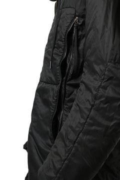 画像をギャラリービューアに読み込む, masnada REVERSIBLE 8WAY PADDED JACKET / RIPSTOP + RECYCLED WADDING (BLACK/LEGION)