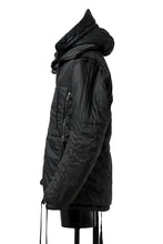 画像をギャラリービューアに読み込む, masnada REVERSIBLE 8WAY PADDED JACKET / RIPSTOP + RECYCLED WADDING (BLACK/LEGION)