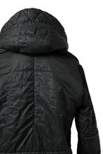 画像をギャラリービューアに読み込む, masnada REVERSIBLE 8WAY PADDED JACKET / RIPSTOP + RECYCLED WADDING (BLACK/LEGION)
