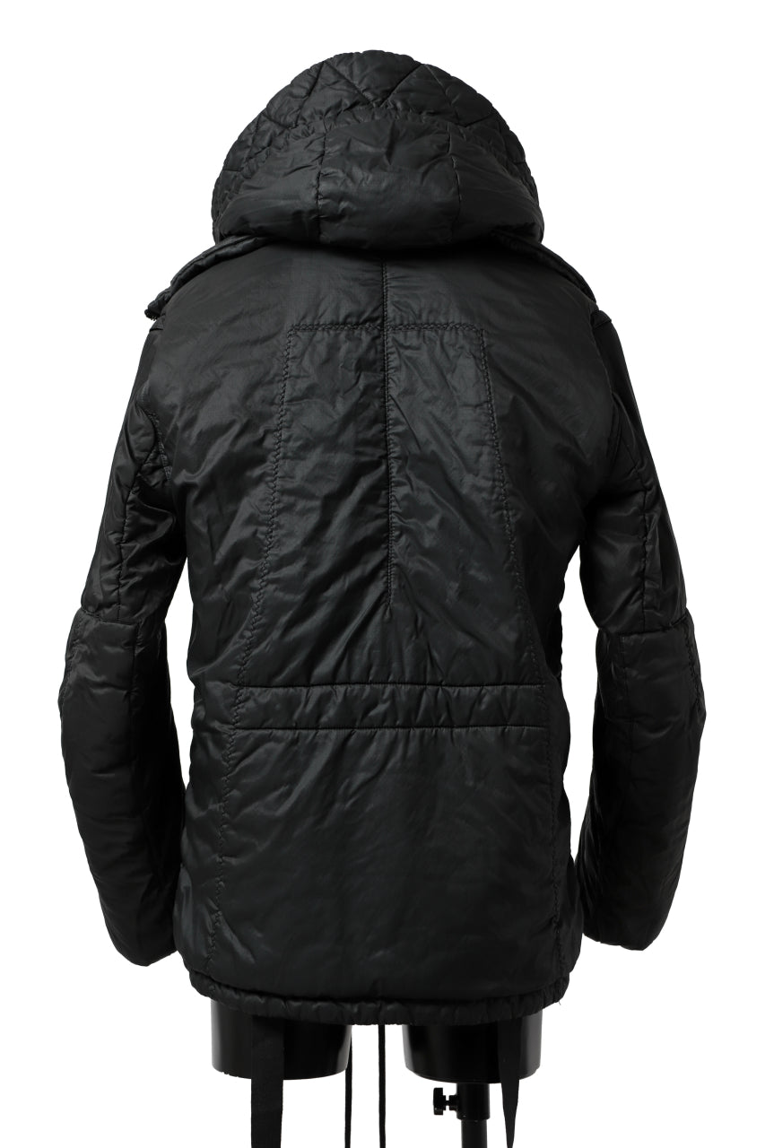 画像をギャラリービューアに読み込む, masnada REVERSIBLE 8WAY PADDED JACKET / RIPSTOP + RECYCLED WADDING (BLACK/LEGION)
