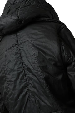 画像をギャラリービューアに読み込む, masnada REVERSIBLE 8WAY PADDED JACKET / RIPSTOP + RECYCLED WADDING (BLACK/LEGION)
