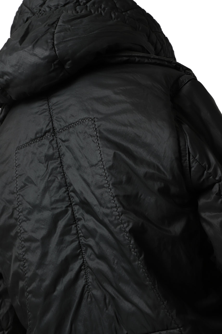 画像をギャラリービューアに読み込む, masnada REVERSIBLE 8WAY PADDED JACKET / RIPSTOP + RECYCLED WADDING (BLACK/LEGION)