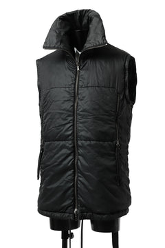 画像をギャラリービューアに読み込む, masnada REVERSIBLE 8WAY PADDED JACKET / RIPSTOP + RECYCLED WADDING (BLACK/LEGION)
