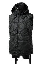 画像をギャラリービューアに読み込む, masnada REVERSIBLE 8WAY PADDED JACKET / RIPSTOP + RECYCLED WADDING (BLACK/LEGION)