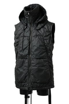 画像をギャラリービューアに読み込む, masnada REVERSIBLE 8WAY PADDED JACKET / RIPSTOP + RECYCLED WADDING (BLACK/LEGION)