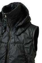 画像をギャラリービューアに読み込む, masnada REVERSIBLE 8WAY PADDED JACKET / RIPSTOP + RECYCLED WADDING (BLACK/LEGION)