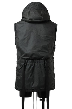 画像をギャラリービューアに読み込む, masnada REVERSIBLE 8WAY PADDED JACKET / RIPSTOP + RECYCLED WADDING (BLACK/LEGION)