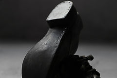 画像をギャラリービューアに読み込む, A DICIANNOVEVENTITRE A1923 DERBY SHOES 033N / HORSE FIORE OILED LEATHER (NERO)