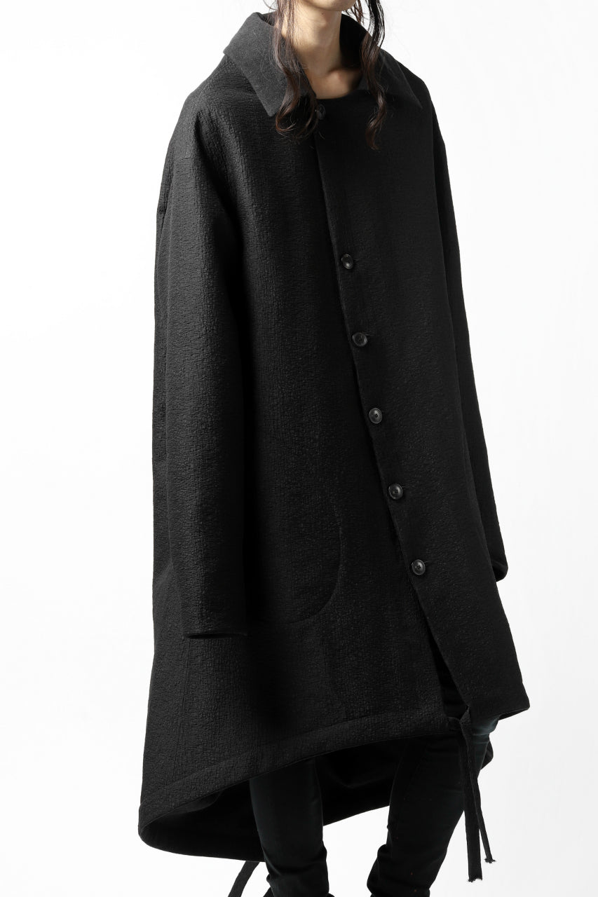 画像をギャラリービューアに読み込む, SOSNOVSKA REVERSIBLE UNINHIBITED RAIN COAT UREAN (BLACK)