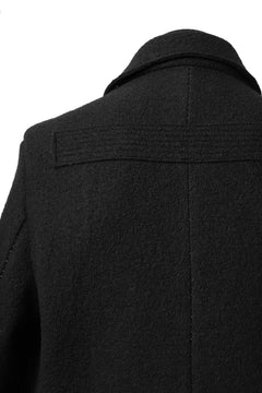 Load image into Gallery viewer, masnada GARRISON POCKET COAT / VOILED WOOL (BLACK)