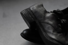 画像をギャラリービューアに読み込む, A DICIANNOVEVENTITRE A1923 DERBY SHOES 033N / HORSE FIORE OILED LEATHER (NERO)