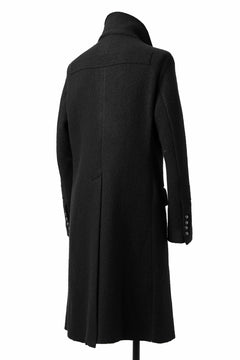 Load image into Gallery viewer, masnada GARRISON POCKET COAT / VOILED WOOL (BLACK)