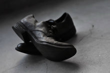 画像をギャラリービューアに読み込む, A DICIANNOVEVENTITRE A1923 DERBY SHOES 033N / HORSE FIORE OILED LEATHER (NERO)