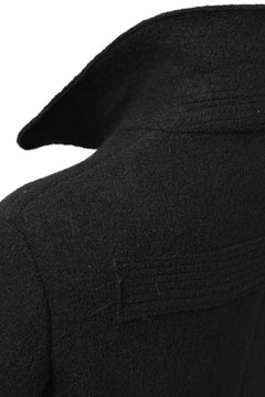 Load image into Gallery viewer, masnada GARRISON POCKET COAT / VOILED WOOL (BLACK)